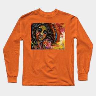 The mermaid from Belize Long Sleeve T-Shirt